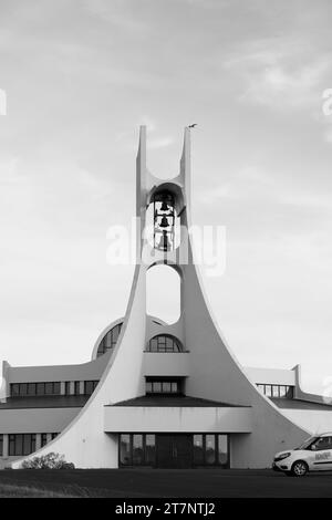 Stykkishólmskirkja Kirche auf der Halbinsel Stykkishólmur Snaefellsnes Island Stockfoto