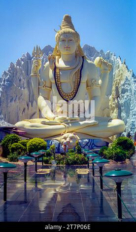 Statue des Hindugottes Lord Shiva in Bangalore, Indien Stockfoto