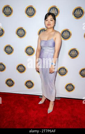 Los Angeles, USA. November 2023. Die Komponistin Jina an nimmt am 15. November 2023 an den 14. Hollywood Music in Media Awards im Avalon Hollywood, Los Angeles, CA Teil. Credit: Eugene Powers/Alamy Live News Stockfoto