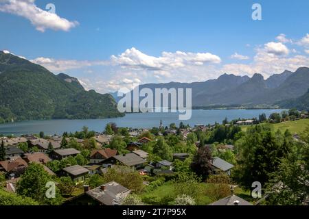 Szenen in der Nähe der schönen Stadt Hallstatt, Österreich Stockfoto