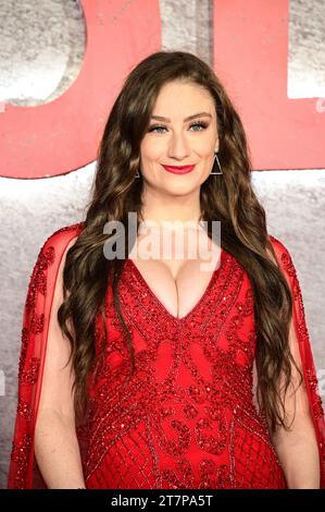 London, Großbritannien. November 2023. Amber Doig Thorne nimmt an der Napoleon UK Premiere im Odeon Luxe Leicester Square in London Teil. Quelle: Siehe Li/Picture Capital/Alamy Live News Stockfoto