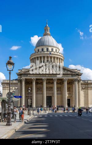 Gebäude National Hall of Fame Pantheon, Montagne Sainte-Genevieve oder Hügel von St. Genoveva, Paris, Ile-de-France, Frankreich Stockfoto