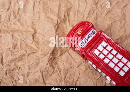 Klassischen britischen Stil rote Telefonzelle von London Stockfoto