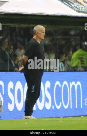 Buenos Aires, Argentinien. November 2023. Marcelo Bielsa, Trainer von Uruguay, während des Qualifikationsspiels zur Weltmeisterschaft 2026 im La Bombonera Stadion ( Credit: Néstor J. Beremblum/Alamy Live News) Stockfoto