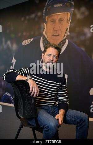 Schauspieler Jason Priestley fotografierte vor der Premiere der schwedischen Mini-Serie Börje - die Reise einer Legende in Stockholm, Schweden, am Novembe Stockfoto