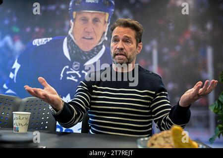 Schauspieler Jason Priestley fotografierte vor der Premiere der schwedischen Mini-Serie Börje - die Reise einer Legende in Stockholm, Schweden, am Novembe Stockfoto