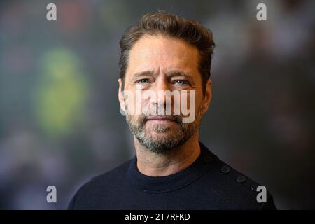 Schauspieler Jason Priestley fotografierte vor der Premiere der schwedischen Mini-Serie Börje - die Reise einer Legende in Stockholm, Schweden, am Novembe Stockfoto