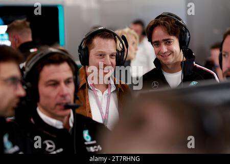 Während des Formel-1-Grand Prix 2023 von Heineken Silver Las Vegas, 21. Runde der Formel-1-Weltmeisterschaft 2023 vom 17. Bis 19. November 2023 auf dem Las Vegas Strip Circuit in Las Vegas, USA Stockfoto