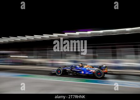 Während des Formel-1-Grand Prix 2023 von Heineken Silver Las Vegas, 21. Runde der Formel-1-Weltmeisterschaft 2023 vom 17. Bis 19. November 2023 auf dem Las Vegas Strip Circuit in Las Vegas, USA Stockfoto