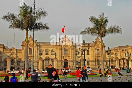 präsident Palace, Lima, Peru Stockfoto