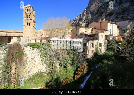 Moustiers Sainte Marie, eines der schönsten Dörfer Frankreichs, Provence, Frankreich Stockfoto