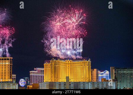 Fahrerlager und Event-Atmosphäre während FORMEL 1 HEINEKEN SILVER LAS VEGAS GRAND PRIX 2023 - 17. Bis 19. November 2023 Las Vega, Nevada, USA Stockfoto