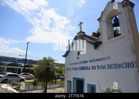 Unsere Lieben Frau von Bom Despacho Kirche itaparica, bahia, brasilien - 13. oktober 2023: Blick auf die Nossa Senhora do Bom Despacho Kirche auf der Insel Itaparica. ITAPARICA BAHIA BRASILIEN Copyright: XJoaxSouzax 131023JOA4312763 Credit: Imago/Alamy Live News Stockfoto