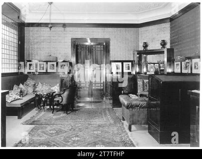 Martin Gerlach jun. Wohnung Georg und Else Weiss, Wien I., Falkestraße 6/2. Stock, Wohnzimmer. Laut 1904, Aufnahme 1930 Stockfoto