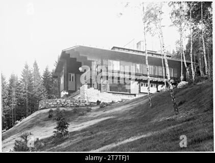 Martin Gerlach jun. Landhaus Paul Khuner, Kreuzberg 60, Payerbach, Niederösterreich, Blick von Nordwesten. Laut 1929-1930, Aufnahme 1930 Stockfoto