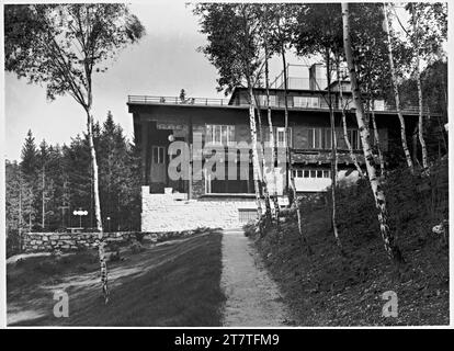 Martin Gerlach jun. Landhaus Paul Khuner, Kreuzberg 60, Payerbach, Niederösterreich, Blick von Westen. Laut 1929-1930, Aufnahme 1930 Stockfoto