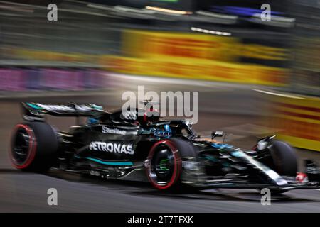 George Russell (GBR) Mercedes AMG F1 W14. Credit: James Moy/Alamy Live News Stock Photo