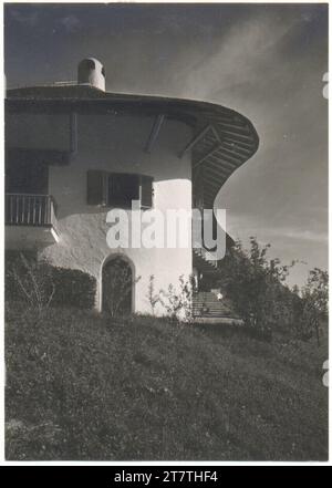 Foto Wasow Ruhpolding, Chiemgau, Landhaus Schmucker, Teilansicht des Nordwestens, Fotografie. Foto nach 1939 Stockfoto