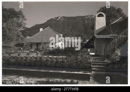 Foto Wasow Ruhpolding, Chiemgau, Landhaus Schmucker, Teilansicht des Nordwestens, Fotografie. Foto nach 1939 Stockfoto
