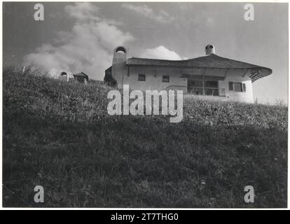 Foto Wasow Ruhpolding, Chiemgau, Landhaus Schmucker, Blick auf den Nordwesten, Fotografie. Foto nach 1939 Stockfoto