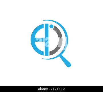 Hi-Search-Logo Stock Vektor