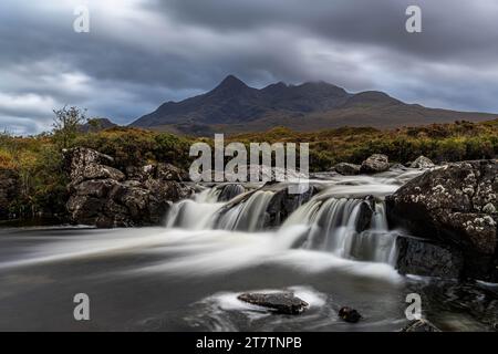 Allen Dearg Mor Wasserfall, Isle of Skye Stockfoto