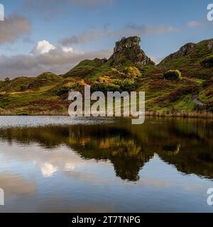 Fairy Glen, Isle of Skye, Schottland Stockfoto