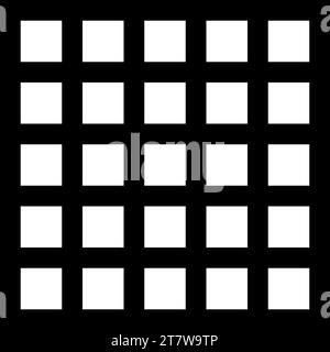 Gittergitter Gitter Gitter Gitter Gitter Gitter Grill Grillfläche quadratische Form Symbol Schwarz Farbe Vektor Illustration Bild flach Stil einfach Stock Vektor