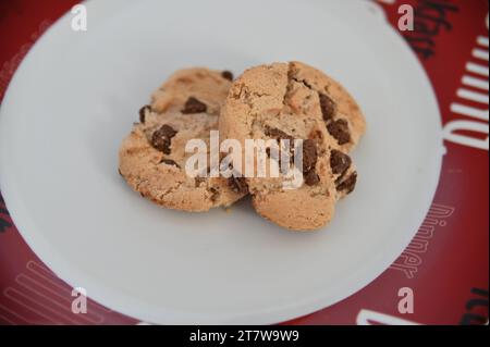 Double Choc Chip Stockfoto
