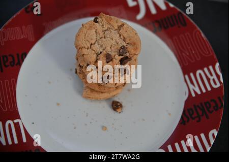 Choc Chip-Stapel Stockfoto