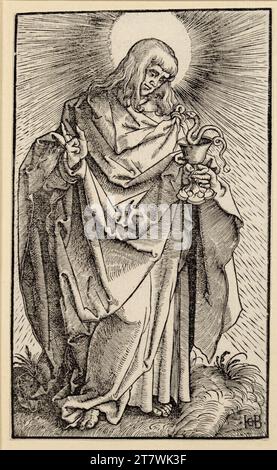 Hans Baldung gen. Grien St. Johannes der Evangelist. Holzschnitt um 1519 Stockfoto