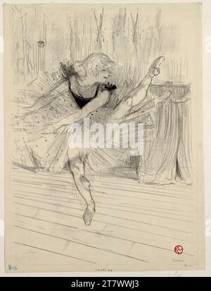 Henri de Toulouse-Lautrec Miss Ida Heath, englische Tänzerin. Lithographie 1894 , 1894 Stockfoto