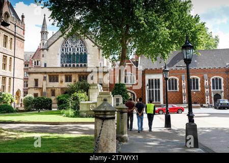 LONDON, GROSSBRITANNIEN - 23. MAI 2014: Dies ist die Lincoln-Inn Chapel, die sich im alten Gerichtsbezirk der Stadt befindet. Stockfoto