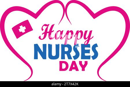 Happy Nurses Day Stock Vektor