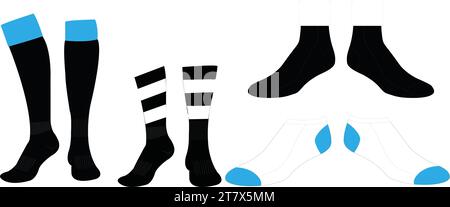 Sportsocken Stock Vektor