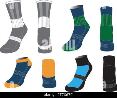Sportsocken Stock Vektor