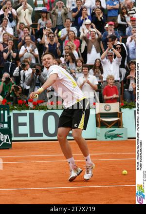 TENNIS - ROLAND-GARROS 2009 - PARIS (FRA) - 31/05/2009 - FOTO : LOIC BARATOUX / DPPI ROBIN SODERLINK (SWE) Stockfoto