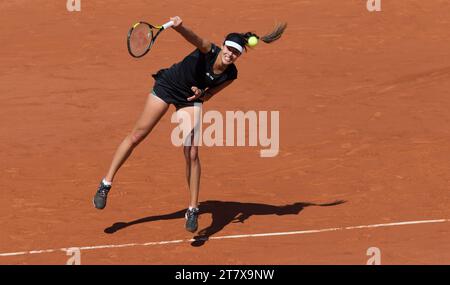 ANA IVANOVIC aus Serbien während des Roland Garros 2015, des 12. Tages der französischen Tennis-offenen Tür am 4. Juni 2015 im Roland Garros-Stadion in Paris, Frankreich. Foto Loic Baratoux / DPPI Stockfoto