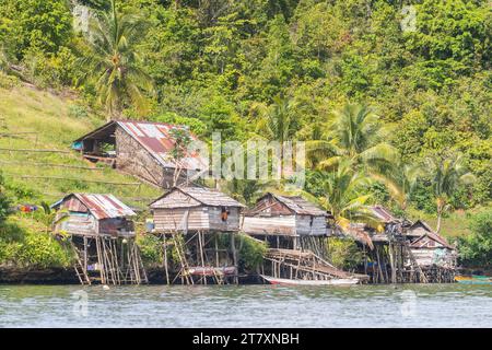 Ranger-Stationen auf dem Wasser im Tanjung Puting Nationalpark, Kalimantan, Borneo, Indonesien, Südostasien, Asien Stockfoto