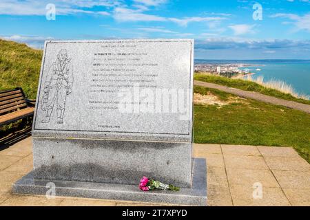 RAF Bomber Command Memorial, errichtet 2012 zum Gedenken an die Besatzung des Bomber Command Beachy Head aus dem Zweiten Weltkrieg von 110000 Stockfoto
