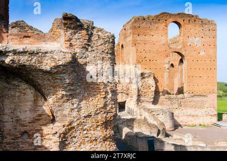 Frigidarium, Terme, Bäder, römische Villa von Quintilii, Via Appia, Rom, Latium (Latium), Italien, Europa Stockfoto