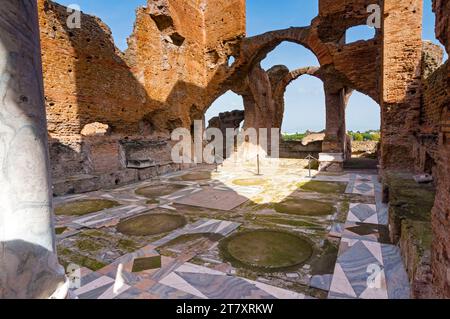 Frigidarium, Bäder, römische Villa von Quintilii, Via Appia, Rom, Latium (Latium), Italien, Europa Stockfoto