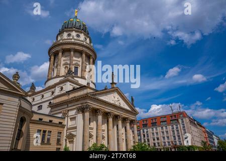 Blick auf den französischen Dom, Gendarmenmarkt, Berlin, Deutschland, Europa Stockfoto