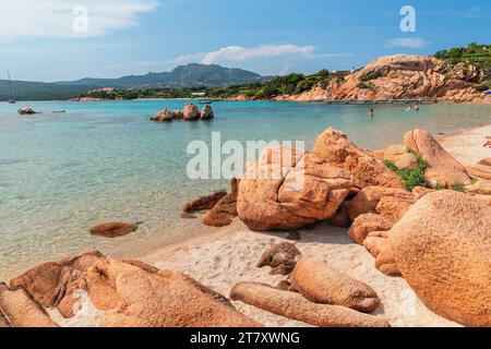 Strand von Capriccioli, Costa Smeralda, Sardinien, Italien, Mittelmeer, Europa Stockfoto