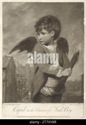 John Dean Cupid, in der Rolle eines Link Boy. Mittelfeldspieler 1777 , 1777 Stockfoto