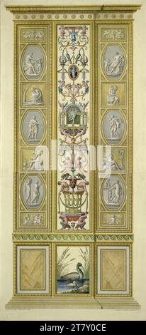 Giovanni Volpato (Gravierer) Raffael Loggias im Vatikan: Pilastro (Enten). Kupferstich, farbig 1775, 1775 Stockfoto