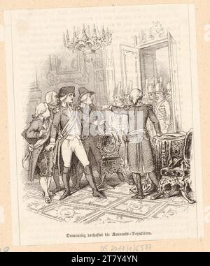 Moritz von Schwind (Zeichner in der Vorlage) Duller, Eduard: Erzherzog Carl von Österreich (Buchillustration). Holzstich 1847 , 1847 Stockfoto