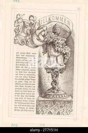 Moritz von Schwind (Zeichner in der Vorlage) Duller, Eduard: Erzherzog Carl von Österreich (Buchillustration). Holzstich 1847 , 1847 Stockfoto