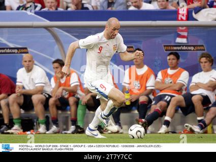 FUSSBALL - WELTMEISTERSCHAFT 2006 - STUFE 1 - GRUPPE E - USA / TSCHECHISCHE REPUBLIK - 12/06/2006 - JAN KOLLER (CZE) - FOTO LAURENT BAHEUX / FLASH PRESS Stockfoto