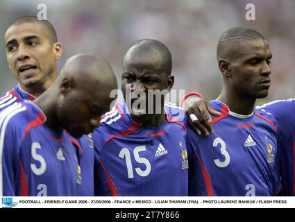 FUSSBALL - FREUNDSCHAFTSSPIEL 2006 - 27/05/2006 - FRANKREICH GEGEN MEXIKO - LILIAN THURAM (FRA) - FOTO LAURENT BAHEUX / FLASH PRESS Stockfoto